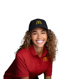 Smiling Mcdonald'S Employee Vinyl Car Decal Sticker – Waterproof & UV-Resistant 6.826666666666667"