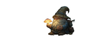 Gnome With Mushroom Vinyl Car Decal Sticker – Waterproof & UV-Resistant 2.56"