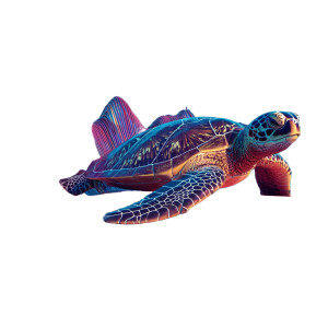 Surfing Turtle Vinyl Car Decal Sticker – Waterproof & UV-Resistant 3.4133333333333336" Surfing Turtle Vinyl Car Decal Sticker – Waterproof & UV-Resistant 3.4133333333333336"
