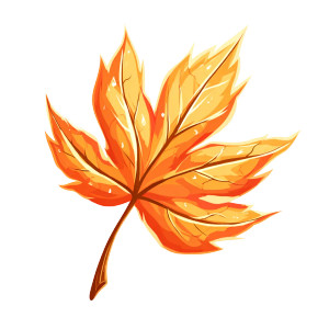 Autumn Maple Leaf Vinyl Car Decal Sticker – Waterproof & UV-Resistant 6.826666666666667"