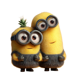 Cute Minions Vinyl Car Decal Sticker – Waterproof & UV-Resistant 6.826666666666667"