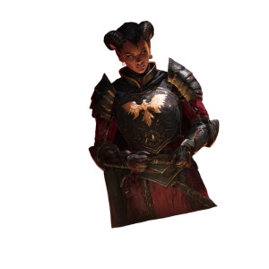 Tiefling Commander Vinyl Car Decal Sticker – Waterproof & UV-Resistant 6.826666666666667"