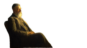 Claude Monet Portrait Vinyl Car Decal Sticker – Waterproof & UV-Resistant 2.72"