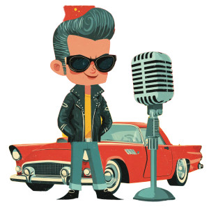 Rockabilly Playlist Cover Vinyl Car Decal Sticker – Waterproof & UV-Resistant 3.4133333333333336" Rockabilly Playlist Cover Vinyl Car Decal Sticker – Waterproof & UV-Resistant 3.4133333333333336"