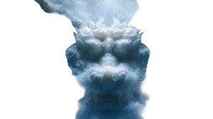 White Fantasy Dragon Vinyl Car Decal Sticker – Waterproof & UV-Resistant 2.72"