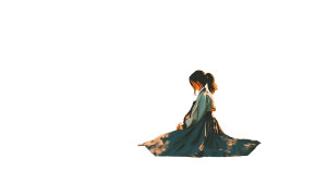 Weary Hanbok Woman Vinyl Car Decal Sticker – Waterproof & UV-Resistant 5.4