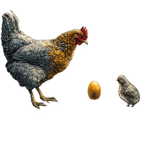 Chicken Laying Egg Vinyl Car Decal Sticker – Waterproof & UV-Resistant 3.4133333333333336" Chicken Laying Egg Vinyl Car Decal Sticker – Waterproof & UV-Resistant 3.4133333333333336"