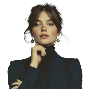 Elegant Fashion Illustration V10 Vinyl Car Decal Sticker – Waterproof & UV-Resistant 6.826666666666667"