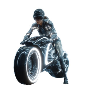 Futuristic Cyborg Rider Vinyl Car Decal Sticker – Waterproof & UV-Resistant 3.4133333333333336" Futuristic Cyborg Rider Vinyl Car Decal Sticker – Waterproof & UV-Resistant 3.4133333333333336"