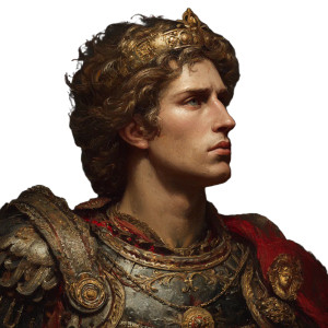 Heroic Alexander Vinyl Car Decal Sticker – Waterproof & UV-Resistant 3.4133333333333336" Heroic Alexander Vinyl Car Decal Sticker – Waterproof & UV-Resistant 3.4133333333333336"