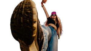 Stylish Urban Woman V10 Vinyl Car Decal Sticker – Waterproof & UV-Resistant 5.4