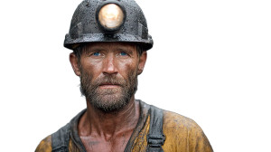 Coal Miner Portrait V2 Vinyl Car Decal Sticker – Waterproof & UV-Resistant 2.72"