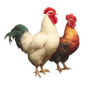 Vintage Poultry Illustration Vinyl Car Decal Sticker – Waterproof & UV-Resistant 3.4133333333333336" Vintage Poultry Illustration Vinyl Car Decal Sticker – Waterproof & UV-Resistant 3.4133333333333336"