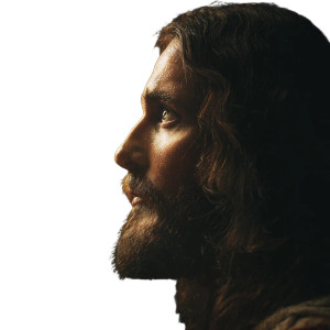 Golden Jesus Vinyl Car Decal Sticker – Waterproof & UV-Resistant 3.4133333333333336"