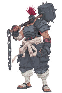 Ninja Bruiser Vinyl Car Decal Sticker – Waterproof & UV-Resistant 8.96"