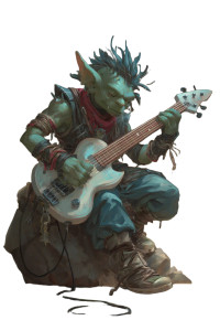 Metal Goblin Bard Vinyl Car Decal Sticker – Waterproof & UV-Resistant 4.4