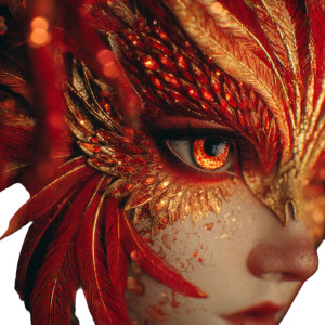 Shining Phoenix Vinyl Car Decal Sticker – Waterproof & UV-Resistant 3.4133333333333336"