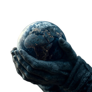 Alien Holding Earth Vinyl Car Decal Sticker – Waterproof & UV-Resistant 6.826666666666667" Alien Holding Earth Vinyl Car Decal Sticker – Waterproof & UV-Resistant 6.826666666666667"