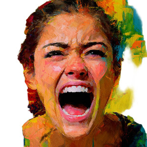 Screaming Sister Vinyl Car Decal Sticker – Waterproof & UV-Resistant 3.4133333333333336"