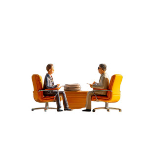 Miniature Interview V2 Vinyl Car Decal Sticker – Waterproof & UV-Resistant 3.4133333333333336"
