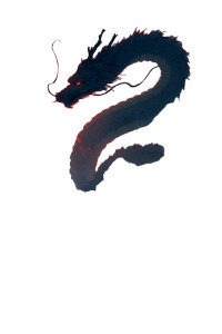 Majestic Black Dragon V7 Vinyl Car Decal Sticker – Waterproof & UV-Resistant 8.96"