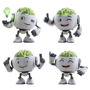 Robotic Brain Mascot Vinyl Car Decal Sticker – Waterproof & UV-Resistant 6.826666666666667" Robotic Brain Mascot Vinyl Car Decal Sticker – Waterproof & UV-Resistant 6.826666666666667"
