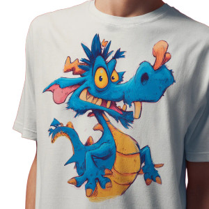 Failed Cartoon Dragon Vinyl Car Decal Sticker – Waterproof & UV-Resistant 3.4133333333333336"