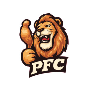 Pfc Lion Logo Vinyl Car Decal Sticker – Waterproof & UV-Resistant 3.4133333333333336"