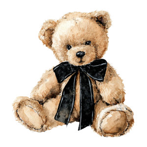 Cuddly Teddy Bear V4 Vinyl Car Decal Sticker – Waterproof & UV-Resistant 6.826666666666667"