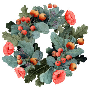 Whimsical Wreath Vinyl Car Decal Sticker – Waterproof & UV-Resistant 6.826666666666667" Whimsical Wreath Vinyl Car Decal Sticker – Waterproof & UV-Resistant 6.826666666666667"