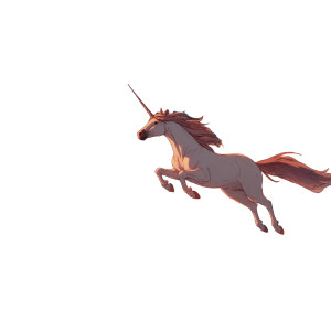 Flying Unicorn V3 Vinyl Car Decal Sticker – Waterproof & UV-Resistant 3.4133333333333336"