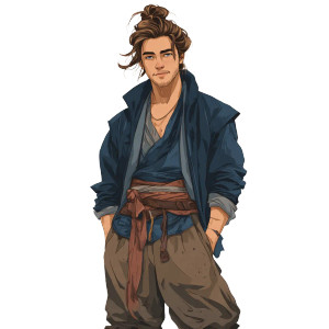 Handsome Sorcerer V2 Vinyl Car Decal Sticker – Waterproof & UV-Resistant 3.4133333333333336"