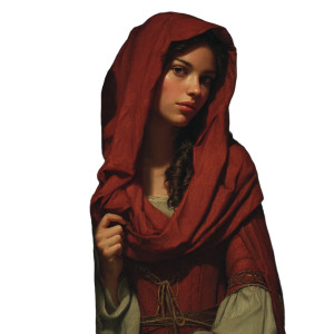 Shy Medieval Maid Vinyl Car Decal Sticker – Waterproof & UV-Resistant 3.4133333333333336" Shy Medieval Maid Vinyl Car Decal Sticker – Waterproof & UV-Resistant 3.4133333333333336"