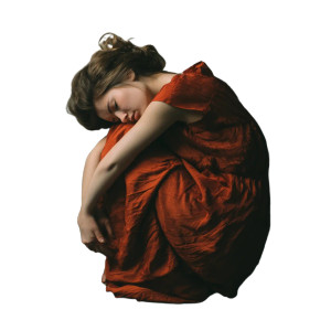 Curled Woman Vinyl Car Decal Sticker – Waterproof & UV-Resistant 3.4133333333333336" Curled Woman Vinyl Car Decal Sticker – Waterproof & UV-Resistant 3.4133333333333336"