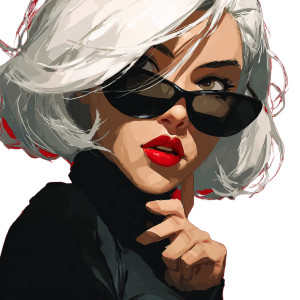 Spy Woman Portrait Vinyl Car Decal Sticker – Waterproof & UV-Resistant 3.4133333333333336" Spy Woman Portrait Vinyl Car Decal Sticker – Waterproof & UV-Resistant 3.4133333333333336"