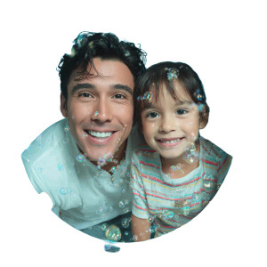 Smiling Father And Child Vinyl Car Decal Sticker – Waterproof & UV-Resistant 3.4133333333333336" Smiling Father And Child Vinyl Car Decal Sticker – Waterproof & UV-Resistant 3.4133333333333336"