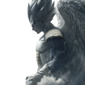 Fallen Angel Vegeta Vinyl Car Decal Sticker – Waterproof & UV-Resistant 6.826666666666667"