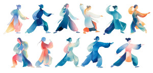 Martial Arts Dance Vinyl Car Decal Sticker – Waterproof & UV-Resistant 5.12"