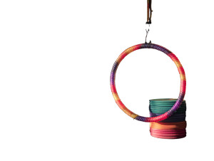 Colorful Hula Hoop Vinyl Car Decal Sticker – Waterproof & UV-Resistant 6.1866666666666665"