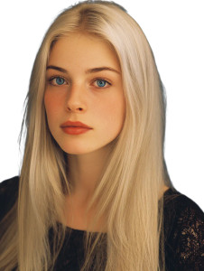 Silvery-Blonde Beauty Vinyl Car Decal Sticker – Waterproof & UV-Resistant 8.213333333333333" Silvery-Blonde Beauty Vinyl Car Decal Sticker – Waterproof & UV-Resistant 8.213333333333333"