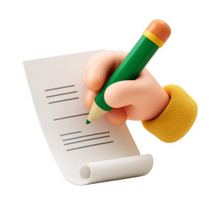 Cartoon Hand Writing Vinyl Car Decal Sticker – Waterproof & UV-Resistant 6.826666666666667"