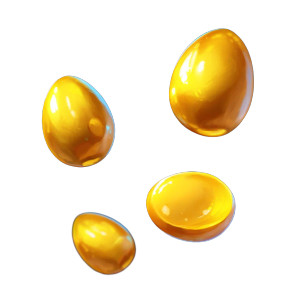 Golden Fantasy Eggs Vinyl Car Decal Sticker – Waterproof & UV-Resistant 3.4133333333333336" Golden Fantasy Eggs Vinyl Car Decal Sticker – Waterproof & UV-Resistant 3.4133333333333336"
