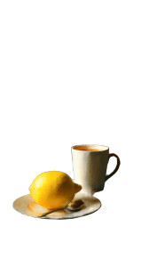 Lemon And Coffee Vinyl Car Decal Sticker – Waterproof & UV-Resistant 4.8533333333333335"