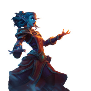 Void Elf Mage V2 Vinyl Car Decal Sticker – Waterproof & UV-Resistant 3.4133333333333336"