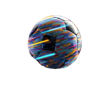 Futuristic Soccer Ball V2 Vinyl Car Decal Sticker – Waterproof & UV-Resistant 6.826666666666667"