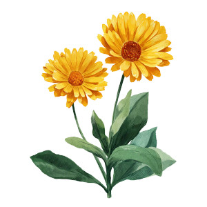 Yellow Daisies Vinyl Car Decal Sticker – Waterproof & UV-Resistant 3.4133333333333336"