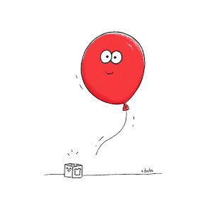 Floating Red Balloon Vinyl Car Decal Sticker – Waterproof & UV-Resistant 3.4133333333333336" Floating Red Balloon Vinyl Car Decal Sticker – Waterproof & UV-Resistant 3.4133333333333336"