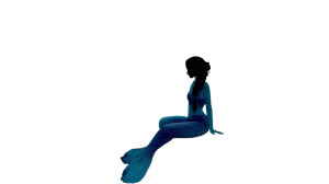 Mermaid On Mushroom Vinyl Car Decal Sticker – Waterproof & UV-Resistant 2.72"