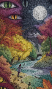 Witch Casting Spell V2 Vinyl Car Decal Sticker – Waterproof & UV-Resistant 4.746666666666667"