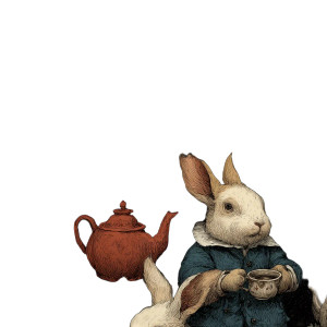 Alice Rabbits Vinyl Car Decal Sticker – Waterproof & UV-Resistant 3.4133333333333336" Alice Rabbits Vinyl Car Decal Sticker – Waterproof & UV-Resistant 3.4133333333333336"